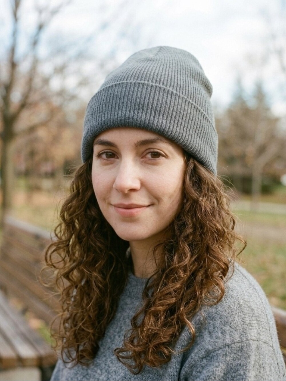 ARITZIA Sunday Best Ribbed Beanie - Charcoal